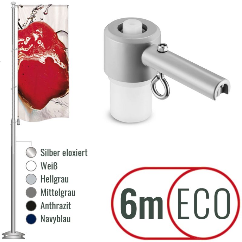 Fahnenmast Ausleger Eco 600cm